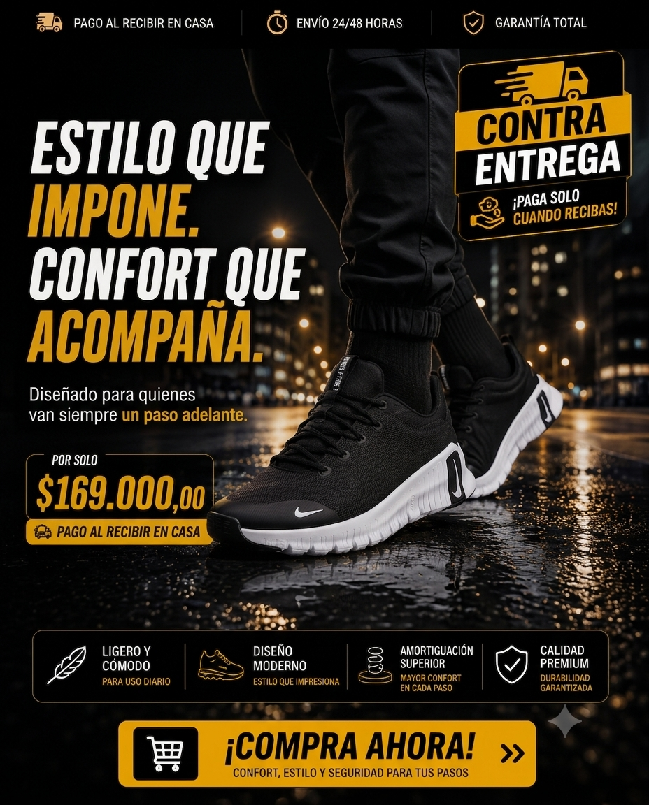 🔥TENIS PREMIUM NIKE FREE METCON 6 - MÁXIMA COMODIDAD • 50% OFF SOLO HOY