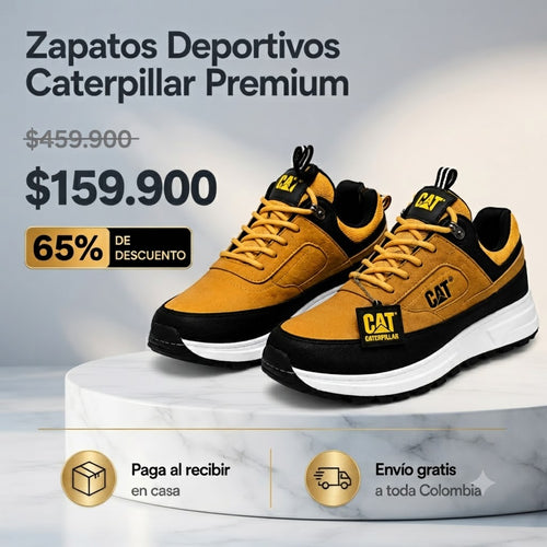 Zapatos Caterpillar Premium + Gorra y Llavero de Regalo