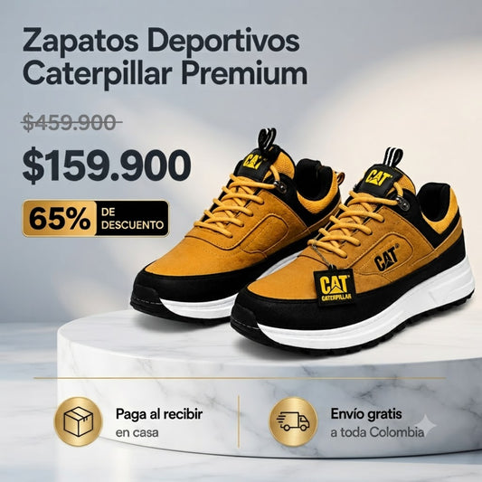 Zapatos Caterpillar Premium + Gorra y Llavero de Regalo